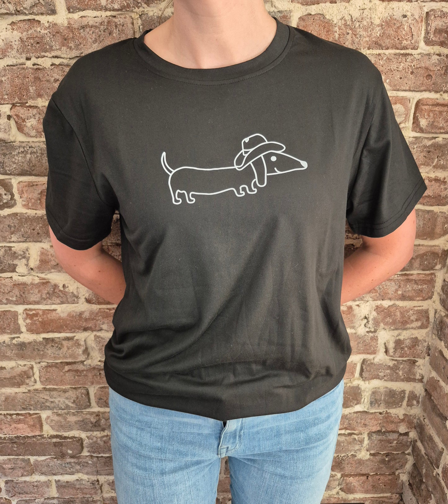 Dames t-shirt cowboyteckel