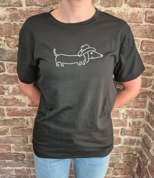 Dames t-shirt cowboyteckel