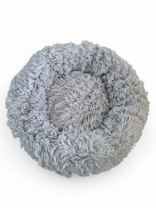 Cozy donutmandje voor je dwergteckel (50 cm doorsnee)