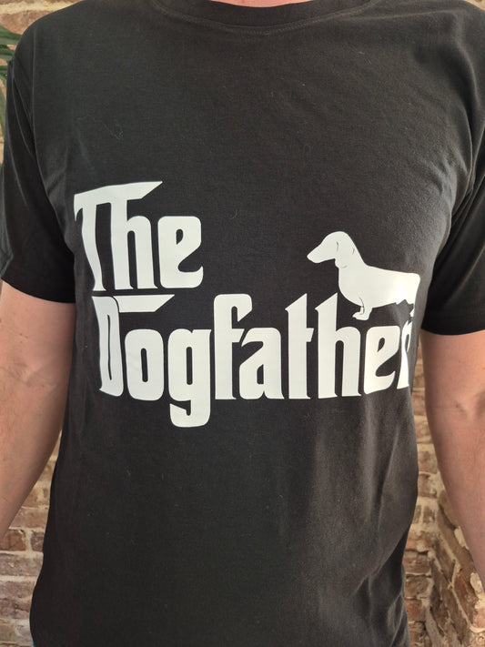 Heren t-shirt 'The Dogfather'