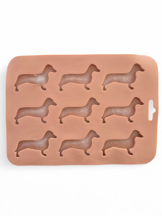 Teckel ijsblokjesmakers in verschillende kleuren