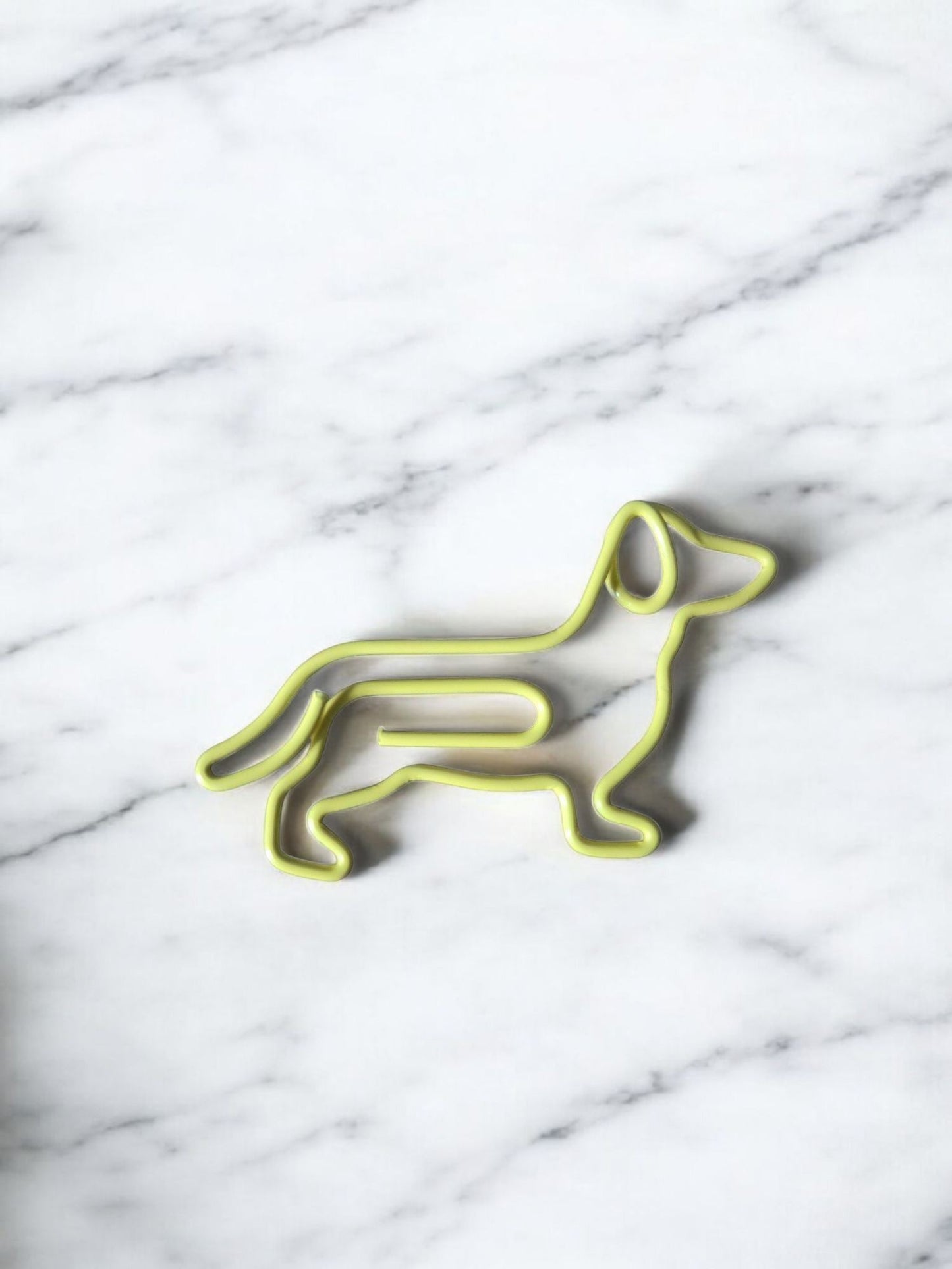 Teckel paperclips in verschillende kleuren