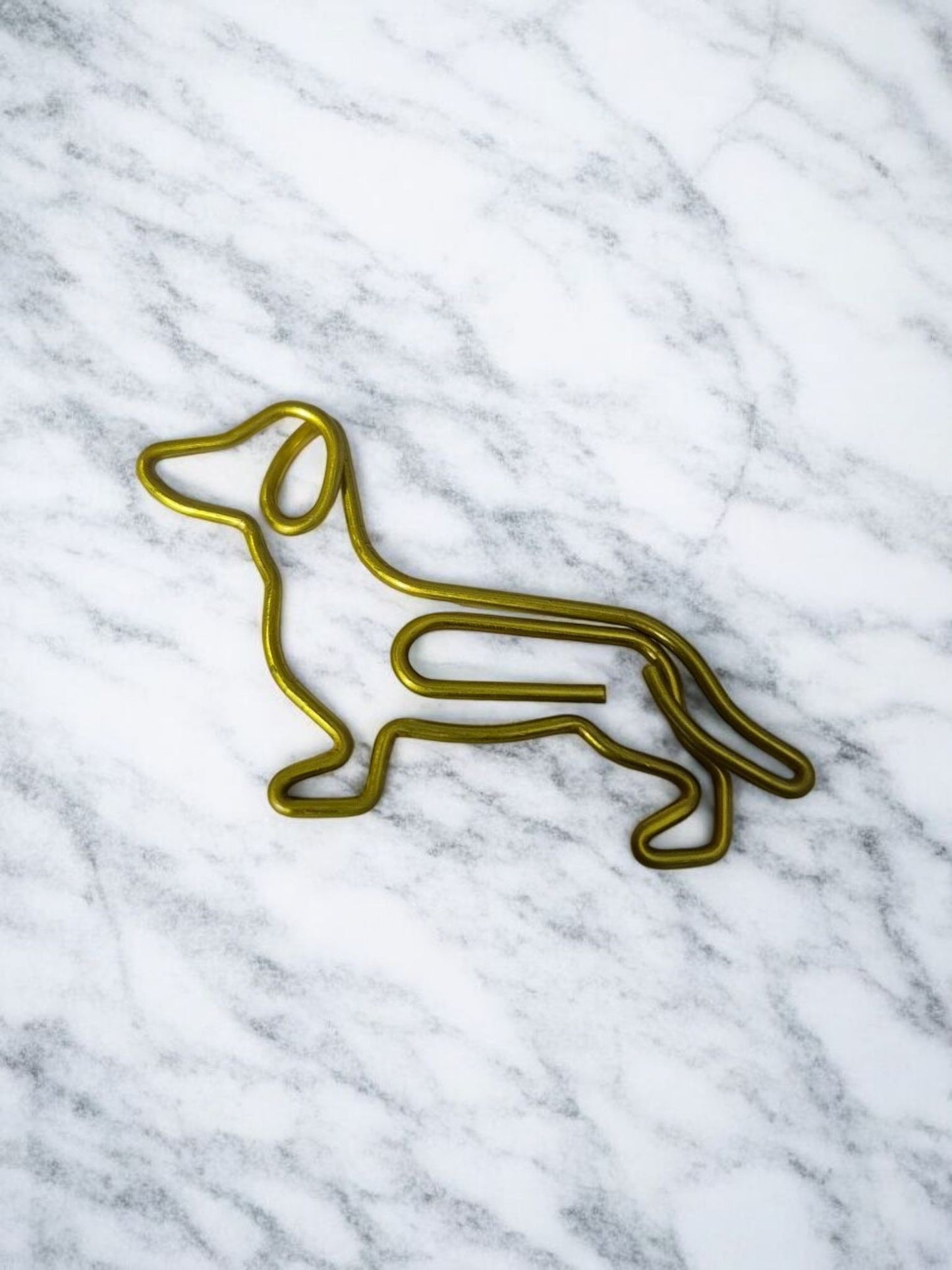 Teckel paperclips in verschillende kleuren