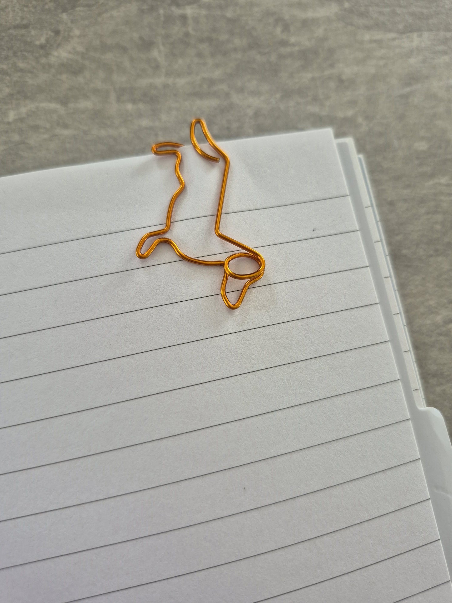 Teckel paperclips in verschillende kleuren