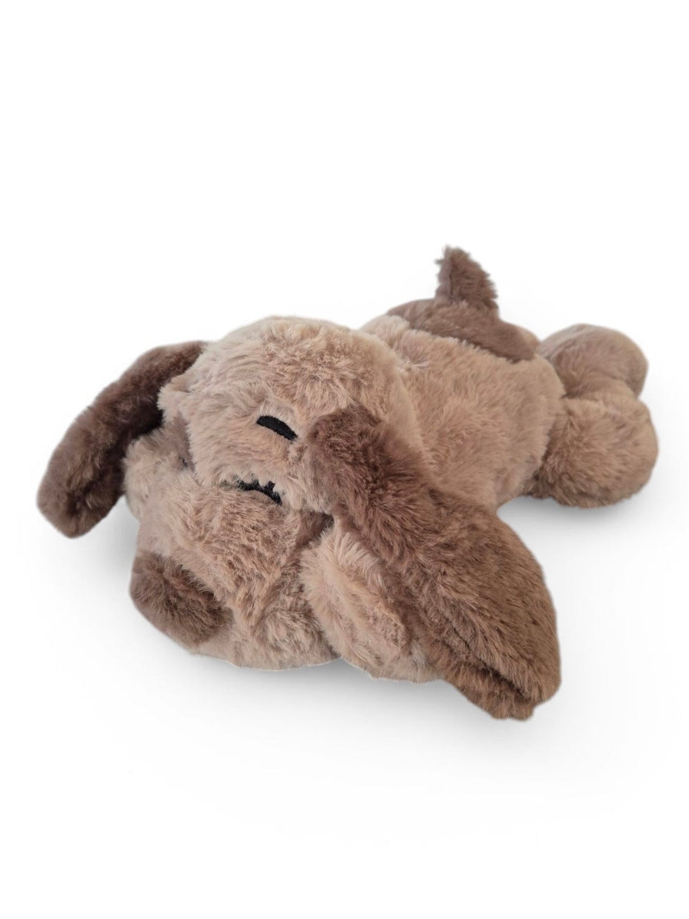 Rustgevende hondenknuffel met 'hartslag'