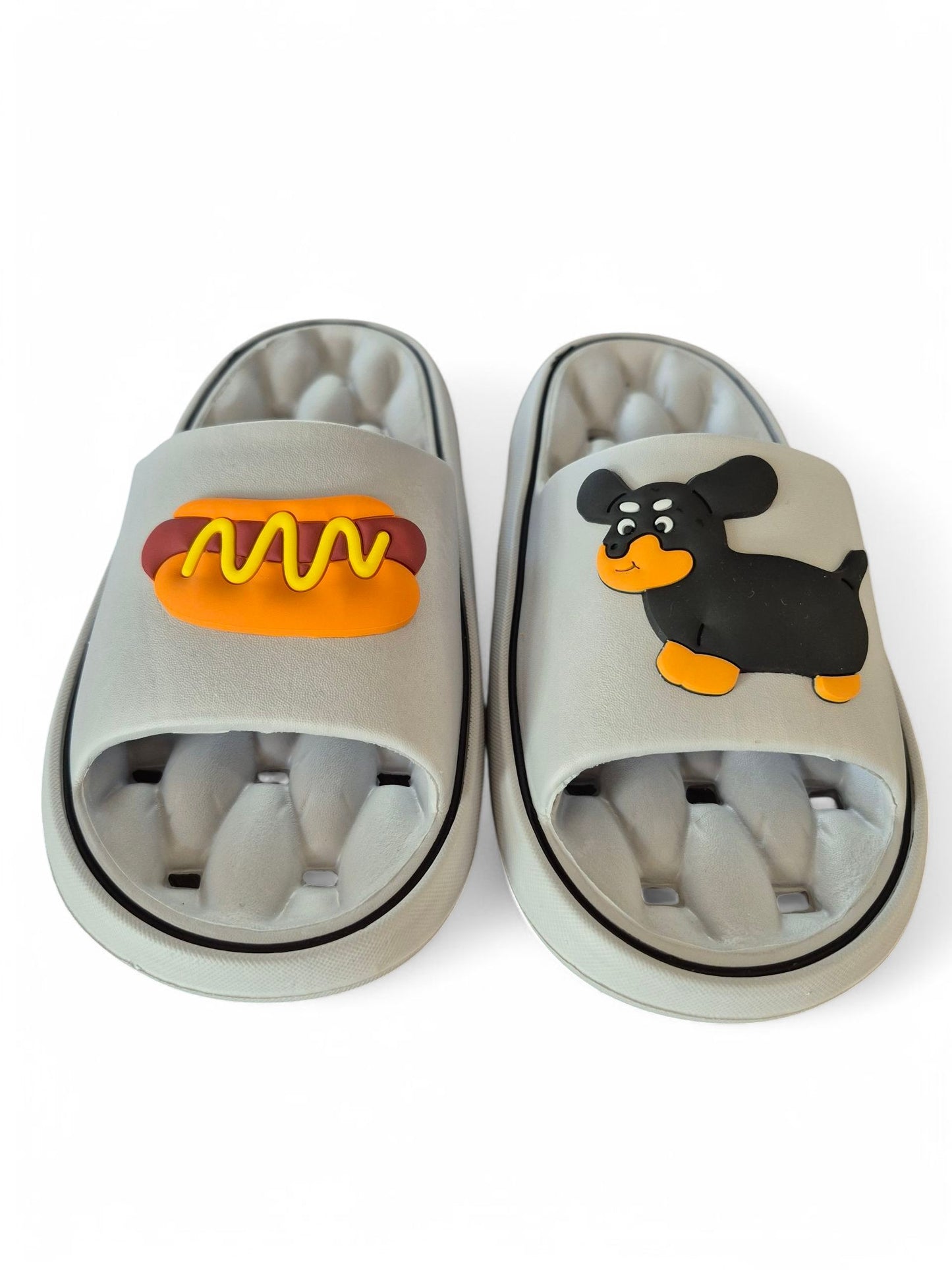 Chunky ´hot dog´ slippers