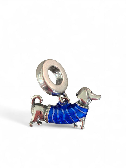 Sterling zilveren teckelhanger