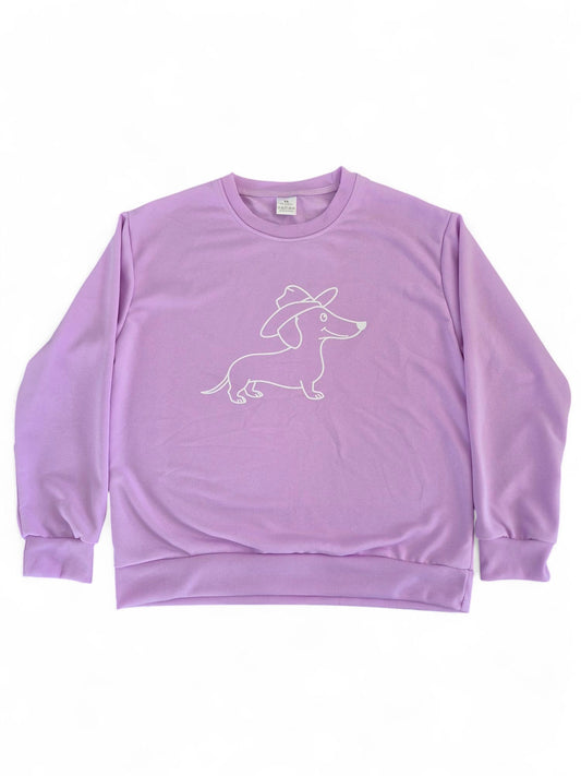 Sweater met cowboy teckel