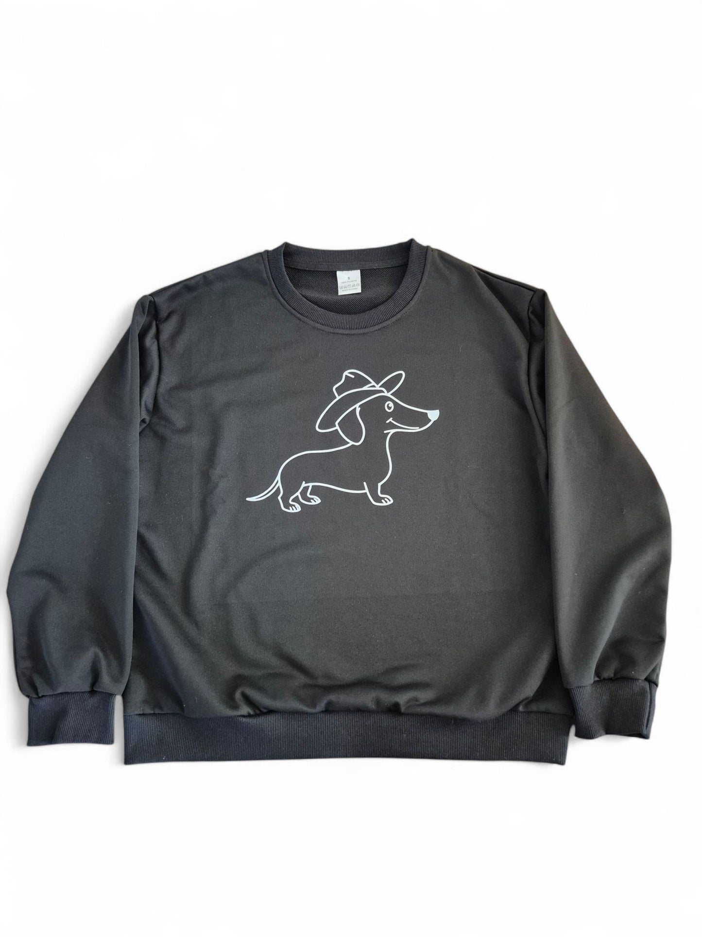 Sweater met cowboy teckel