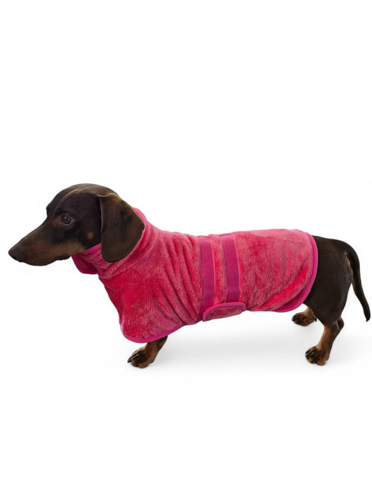 Comfortabele teckel badjas