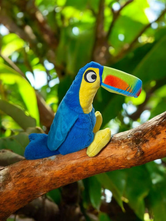 Toekan hondenknuffel (met squeaker)