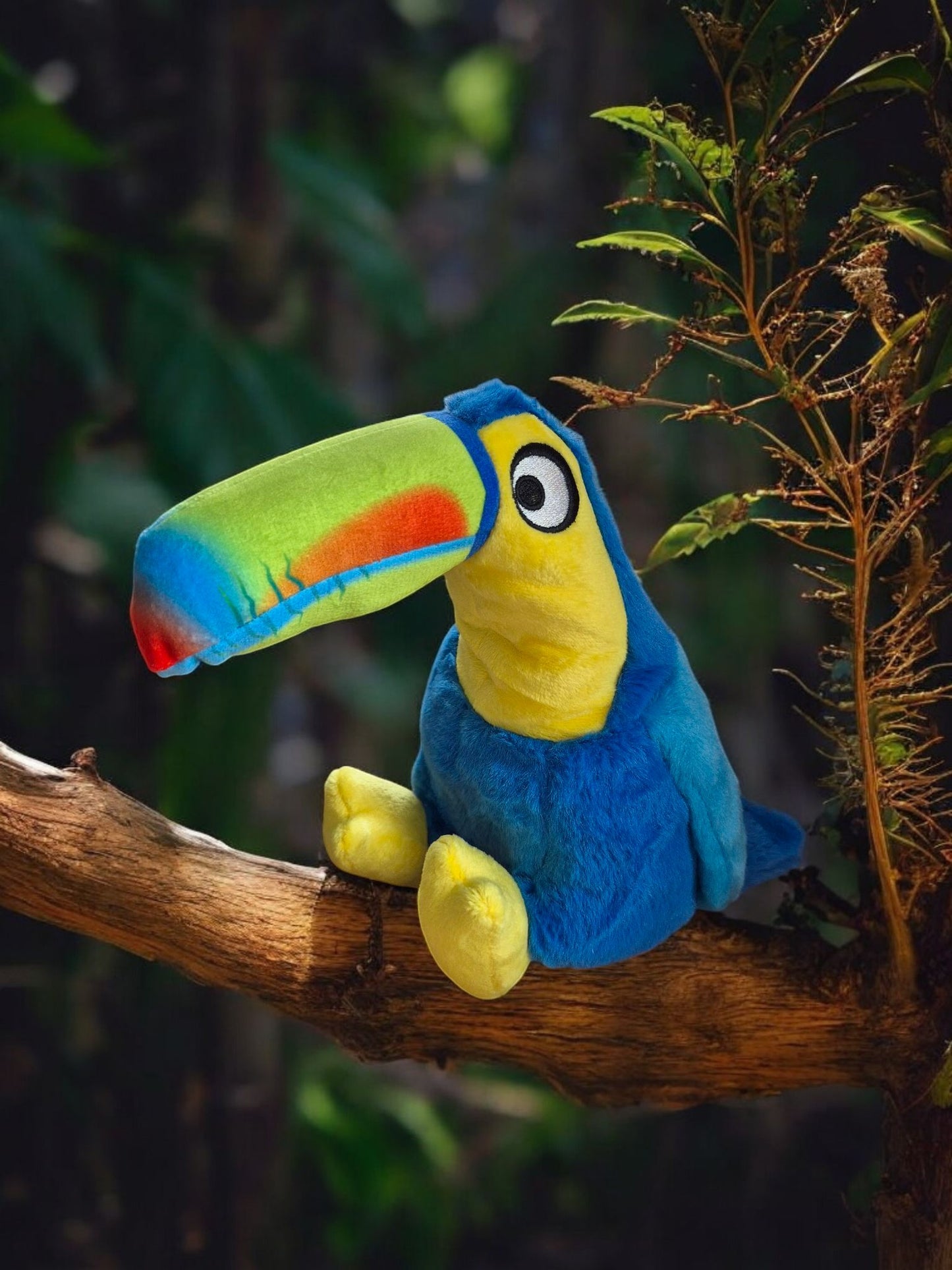 Toekan hondenknuffel (met squeaker)