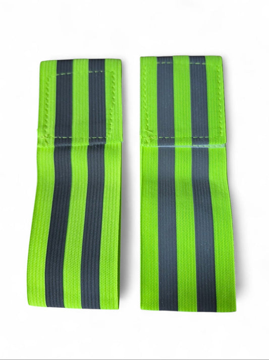 Set van twee fluorgele zichtbaarheidsbanden