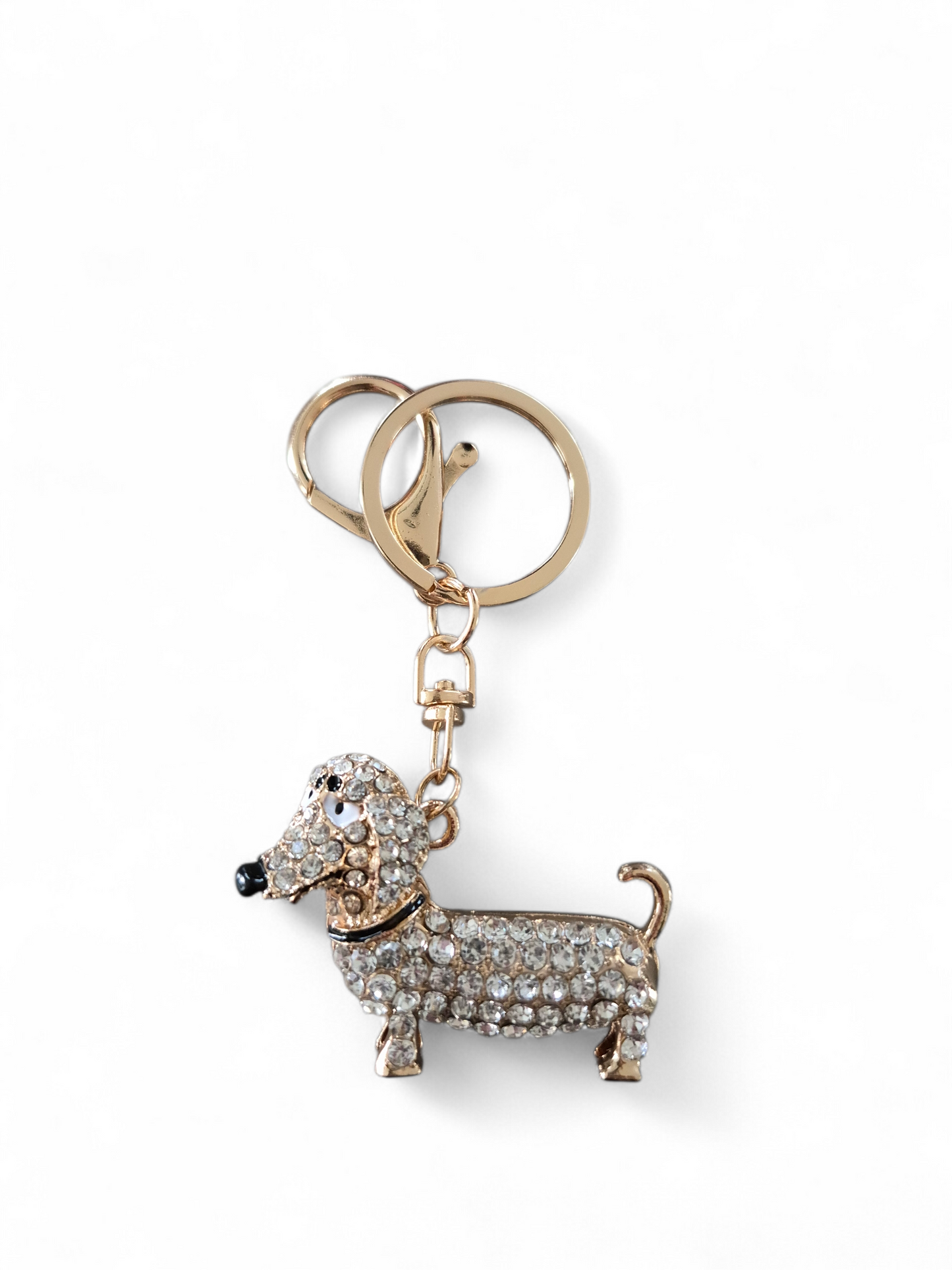 Buddy sleutelhanger met strass in verschillende kleuren