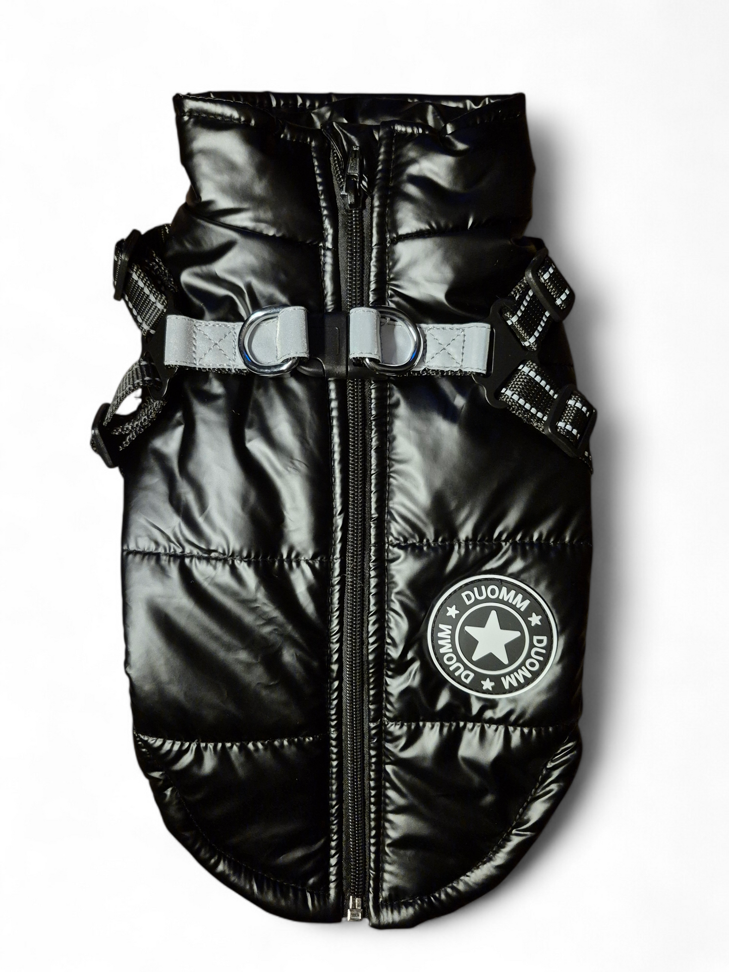 Glanzende hondenjas voor teckels die niet "aan hun formaat voldoen"