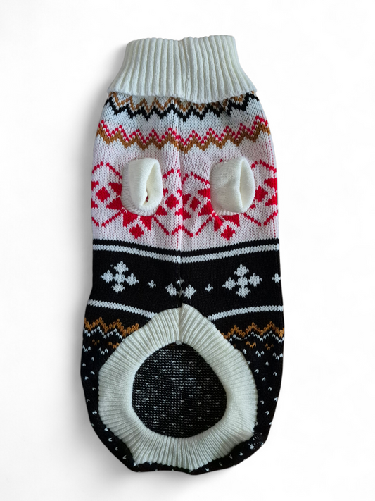 Gebreide trui voor de slanke teckel