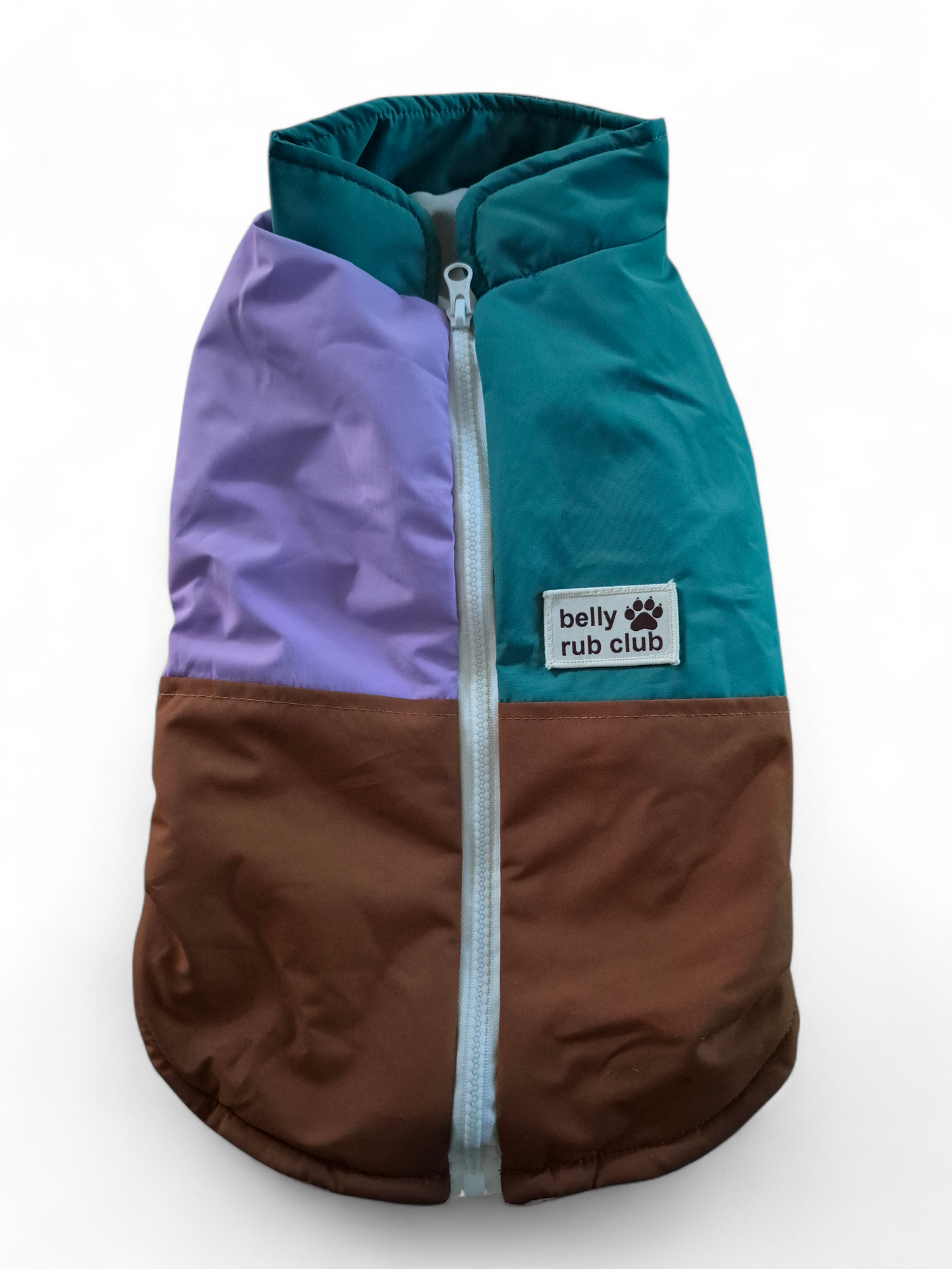 Color blocking hondenjasje