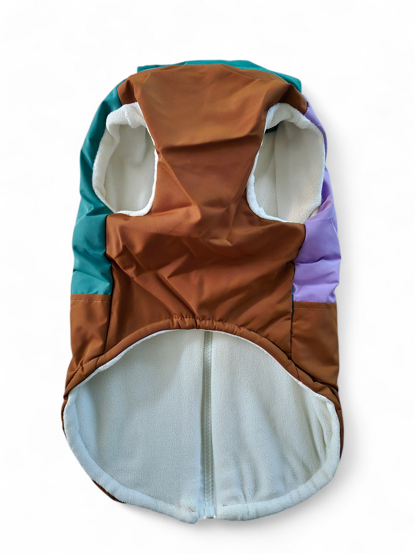 Color blocking hondenjasje