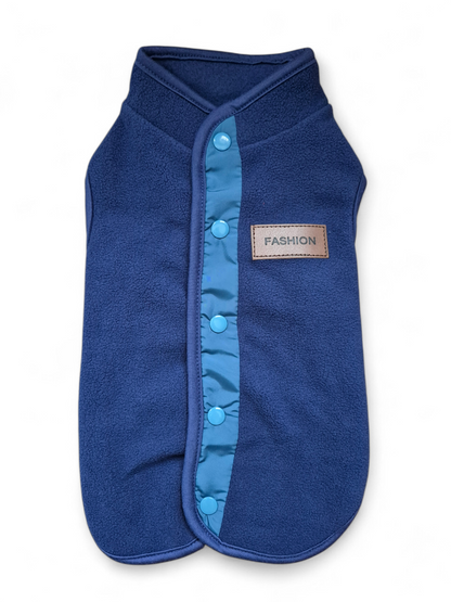 Fleecetrui met knoopjes voor je teckel