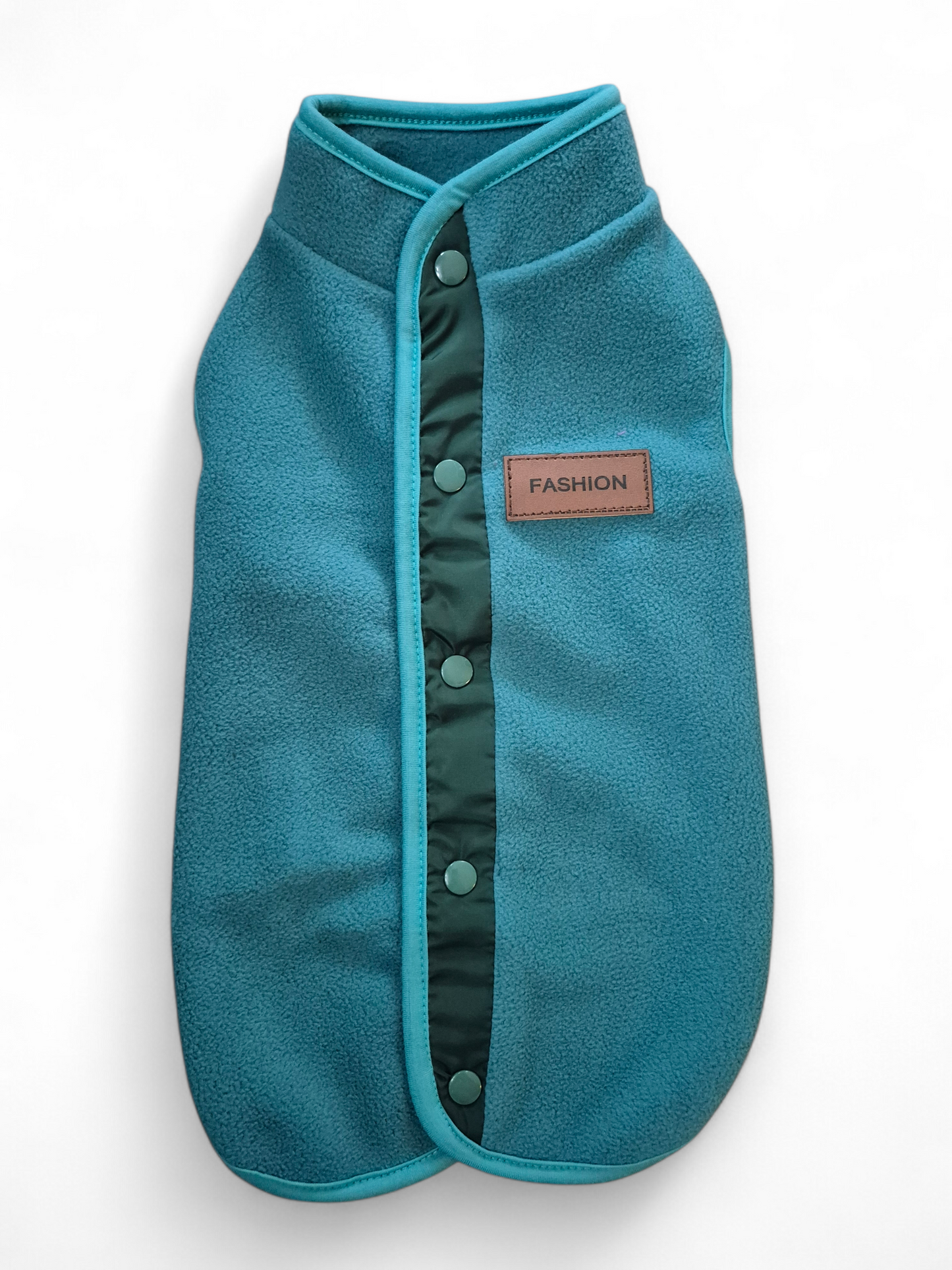 Fleecetrui met knoopjes voor je puppy