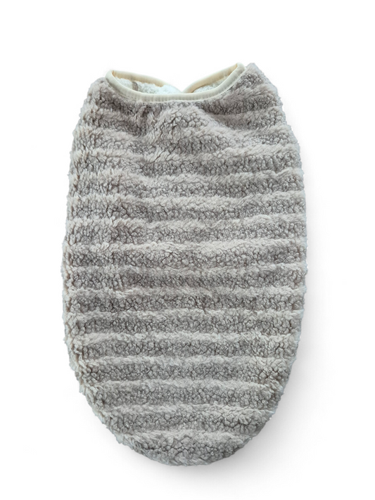 Gestreept teddy hondenjack