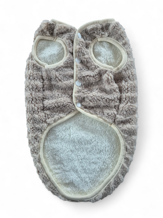 Gestreept teddy hondenjack