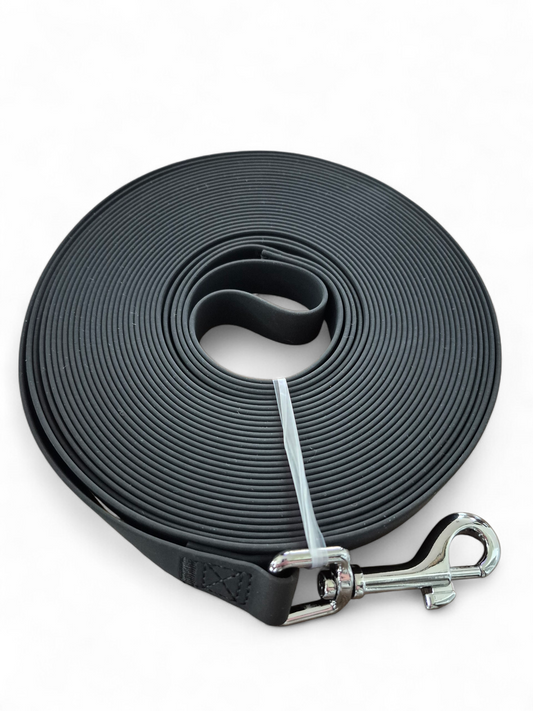 Sleeplijn 10m, waterafstotend zwart