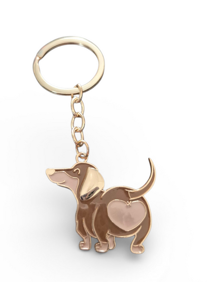 Sleutelhanger teckelkontje