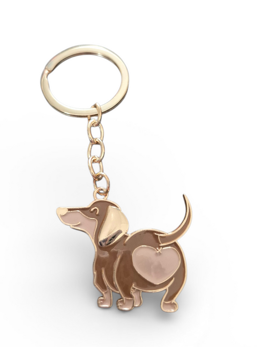 Sleutelhanger teckelkontje