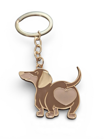 Sleutelhanger teckelkontje