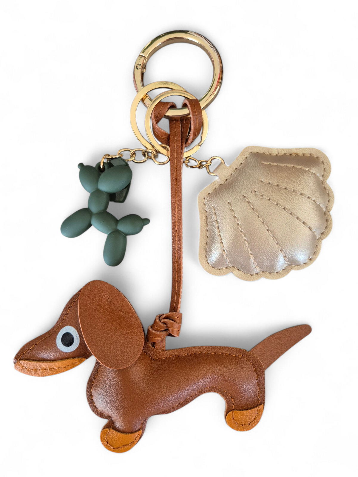 Teckel bag charm beach dog