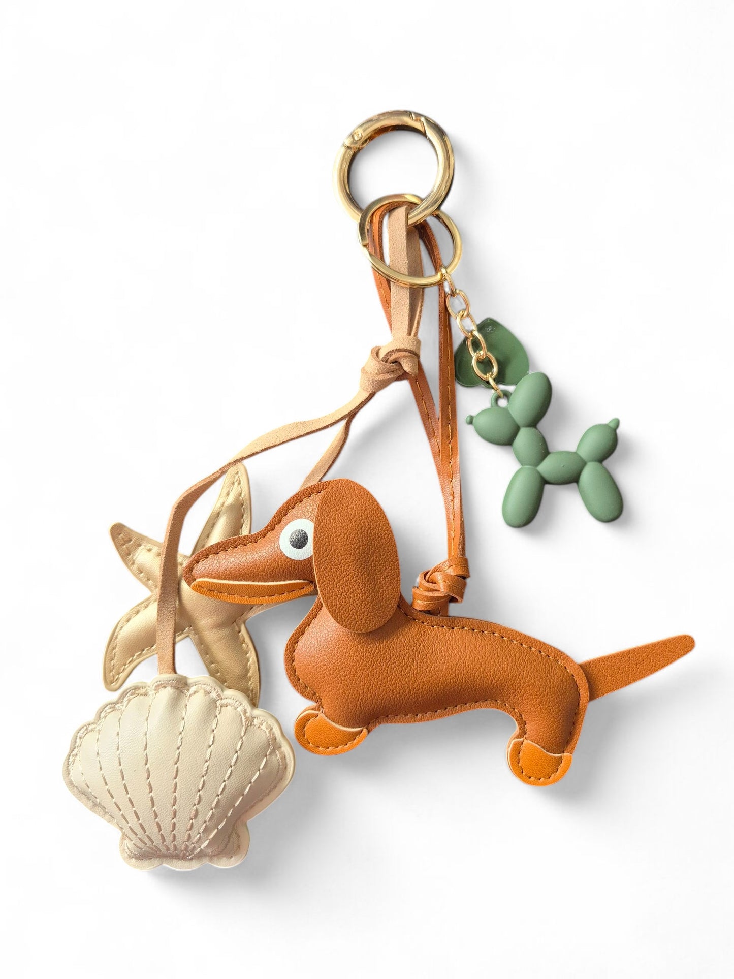 Teckel bag charm beach dog