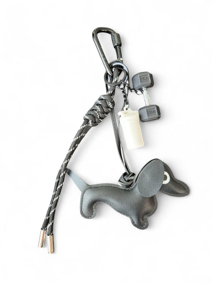 Teckel bag charm fitness dog