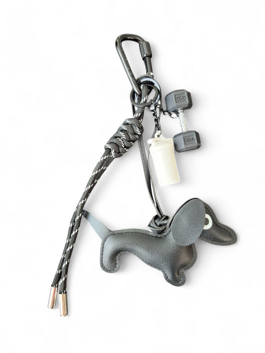 Teckel bag charm fitness dog