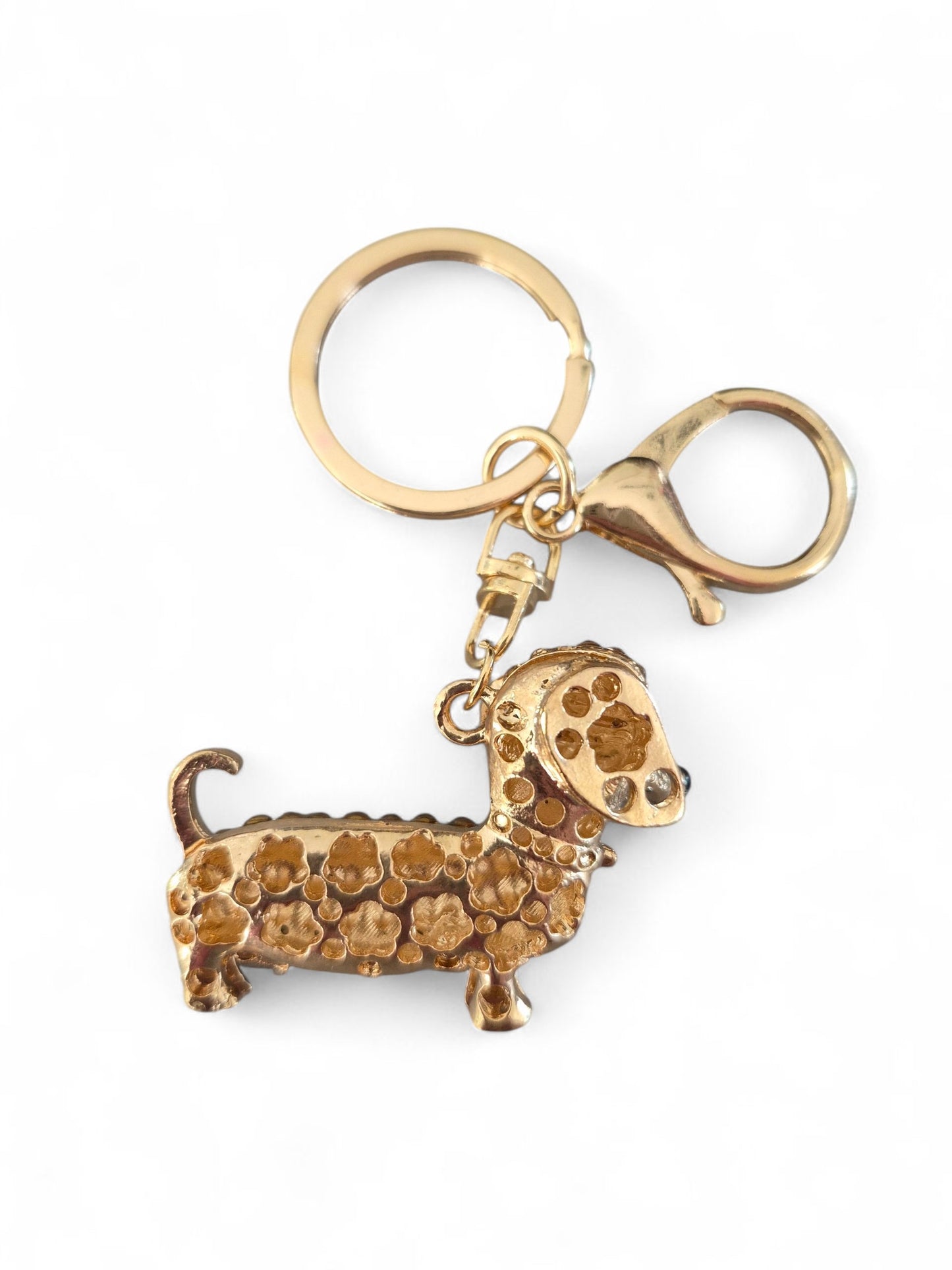 Buddy sleutelhanger met strass in verschillende kleuren