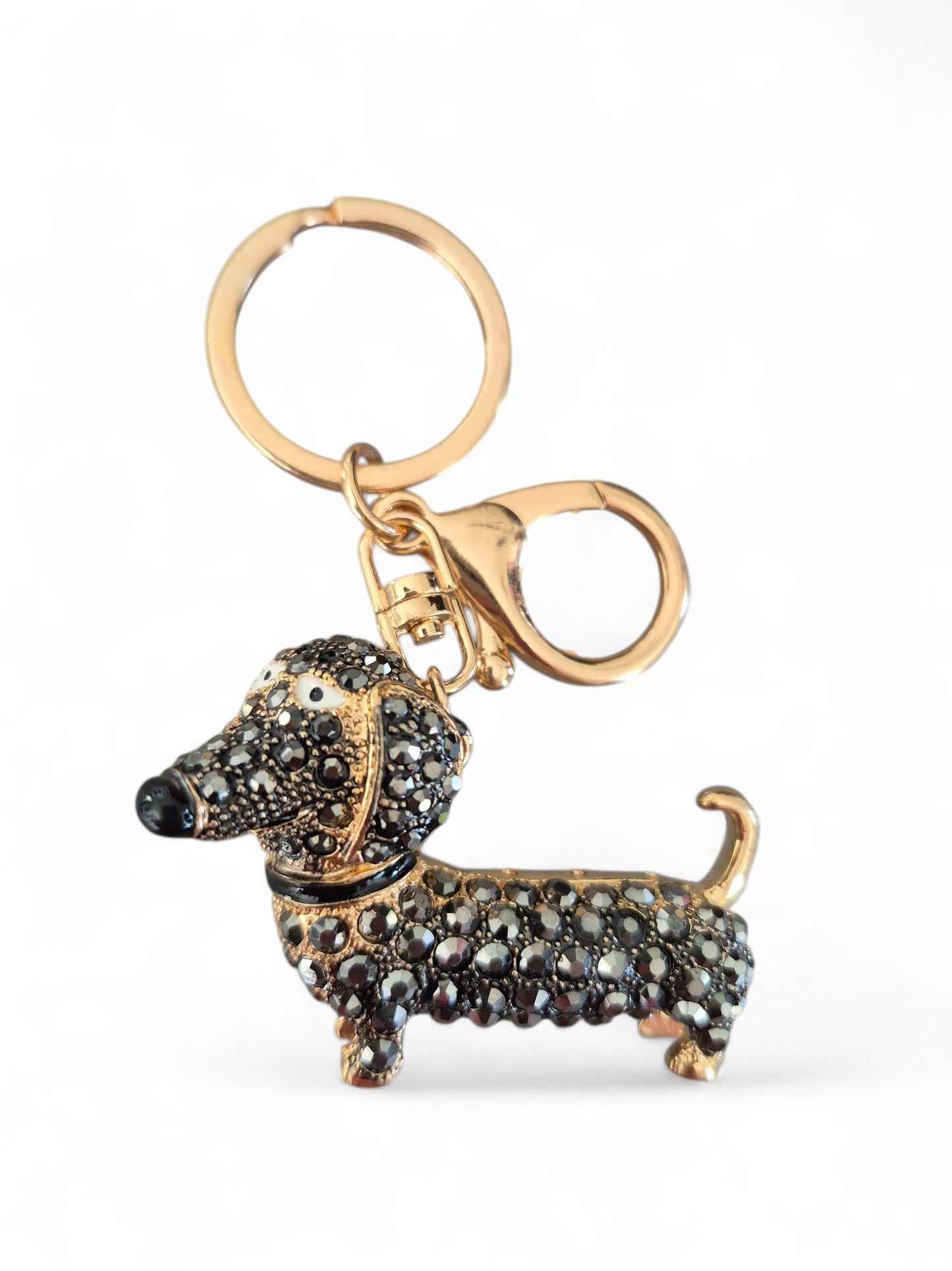 Buddy sleutelhanger met strass in verschillende kleuren