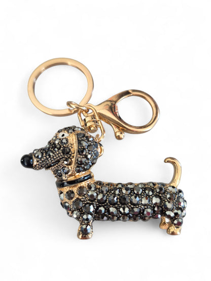 Buddy sleutelhanger met strass in verschillende kleuren