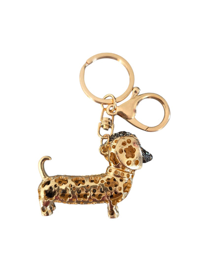 Buddy sleutelhanger met strass in verschillende kleuren