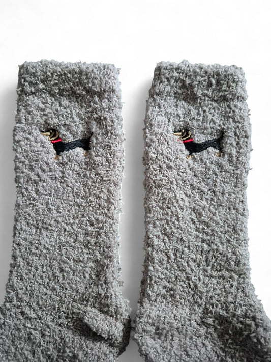 Cozy teckel sokken