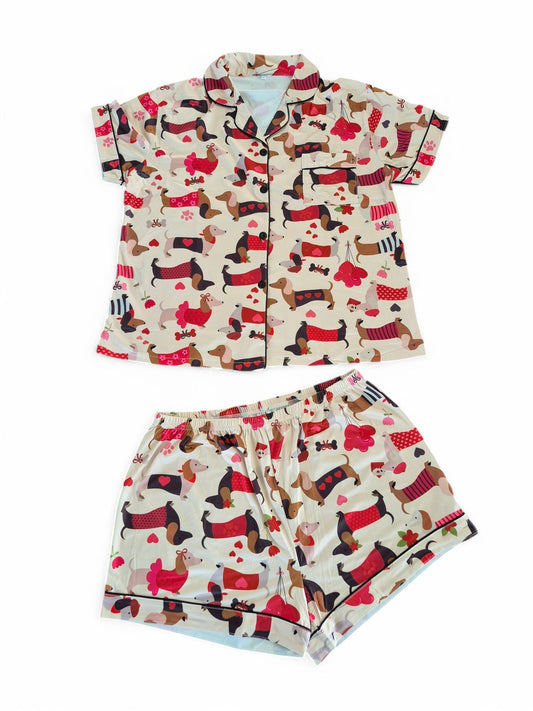 Teckel dames pyjama