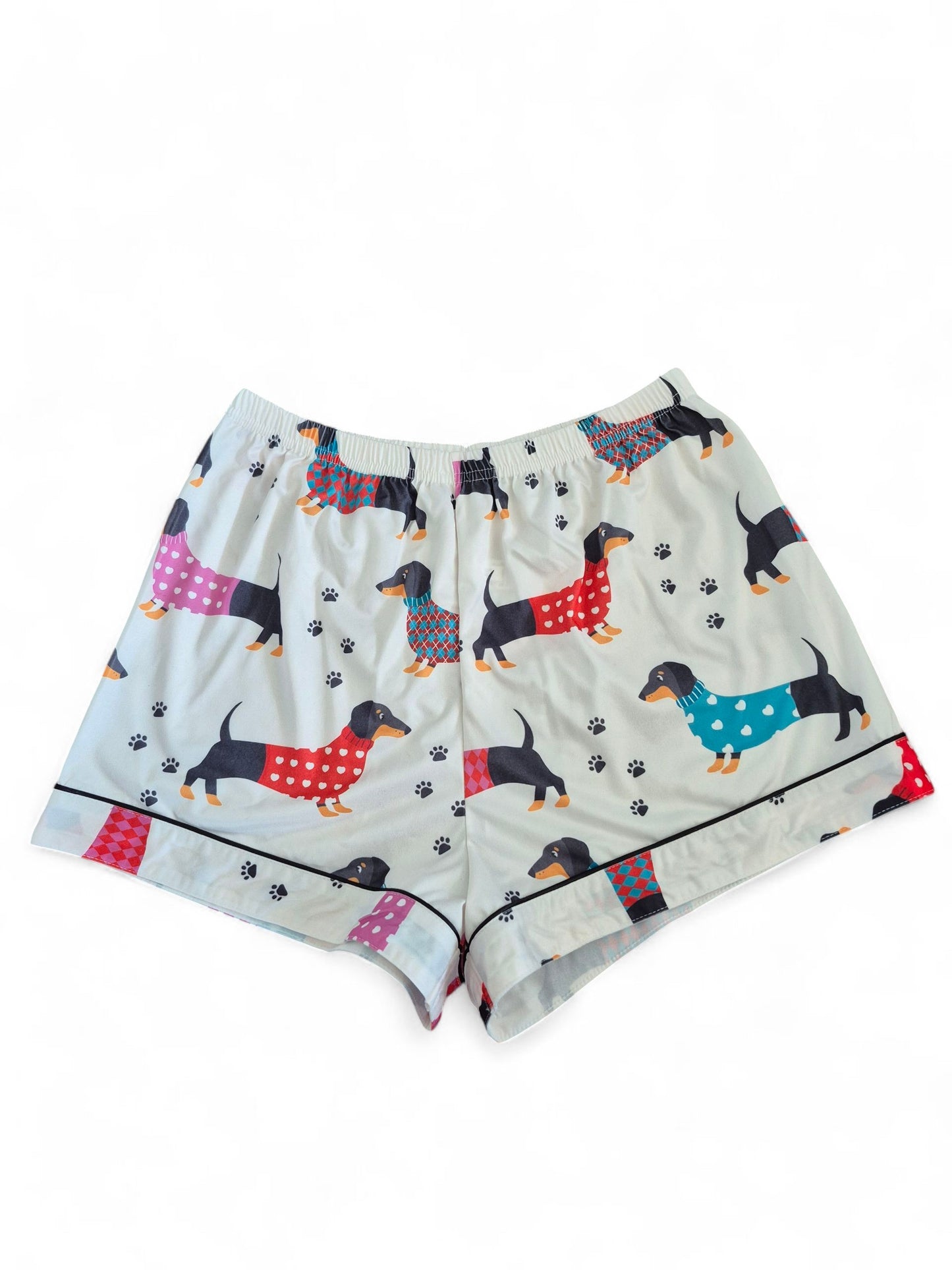 Dames pyjama met vrolijke black & tans