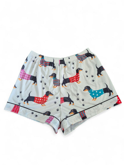 Dames pyjama met vrolijke black & tans