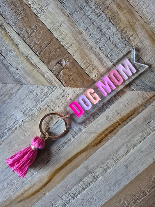Dog Mom sleutelhanger