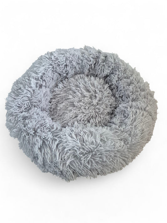 Cozy donutmandje voor je dwergteckel (50 cm doorsnee)