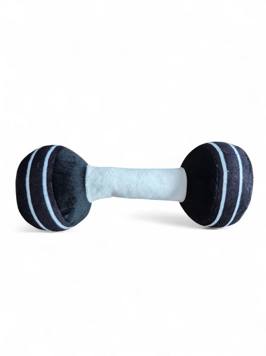 Hondenspeeltje dumbbell met squeaker (piep)