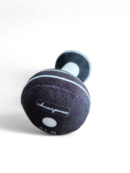 Hondenspeeltje dumbbell met squeaker (piep)