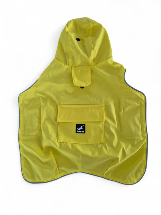 Teckel regenjas met capuchon