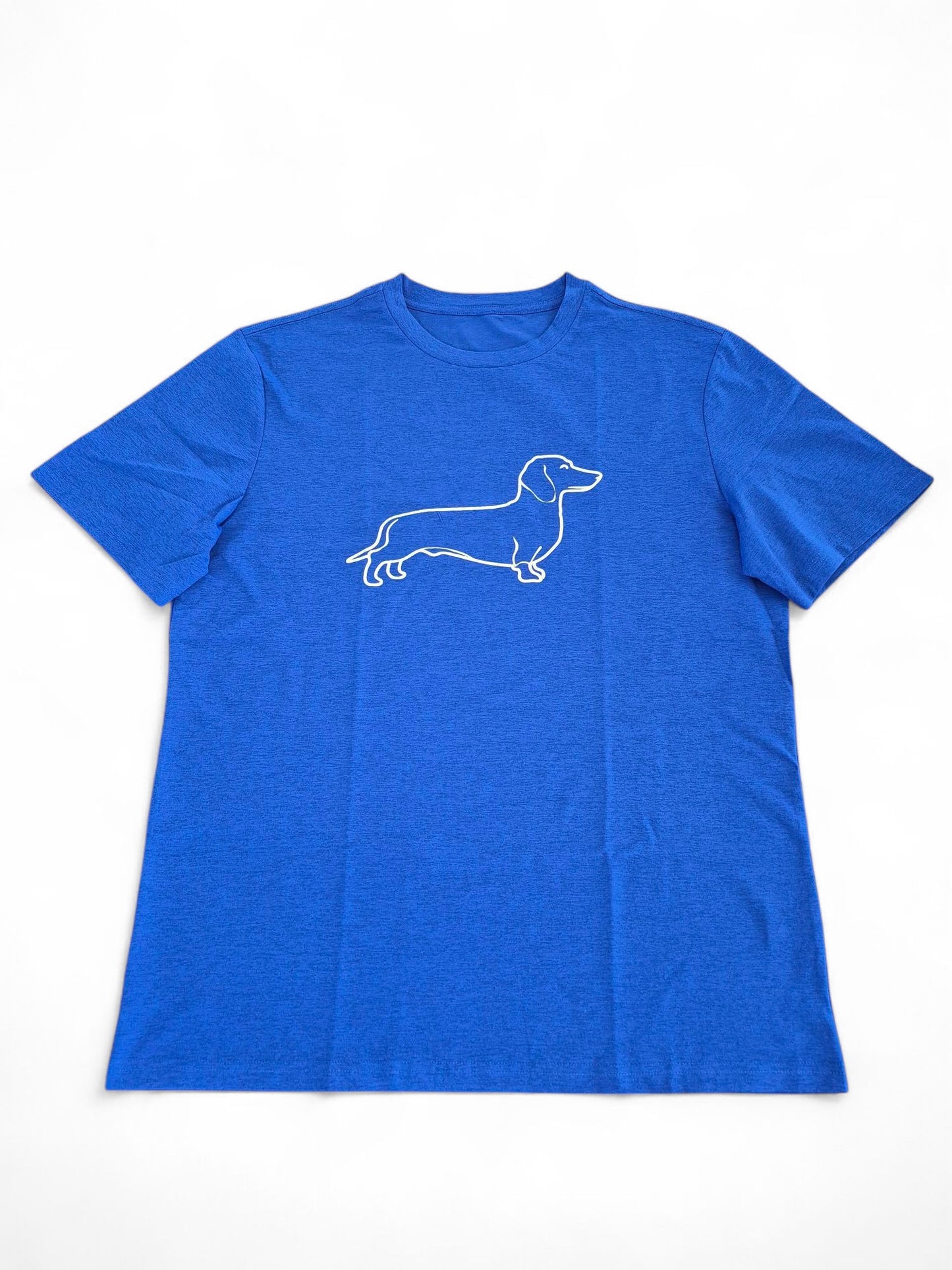 Heren t-shirt met teckel
