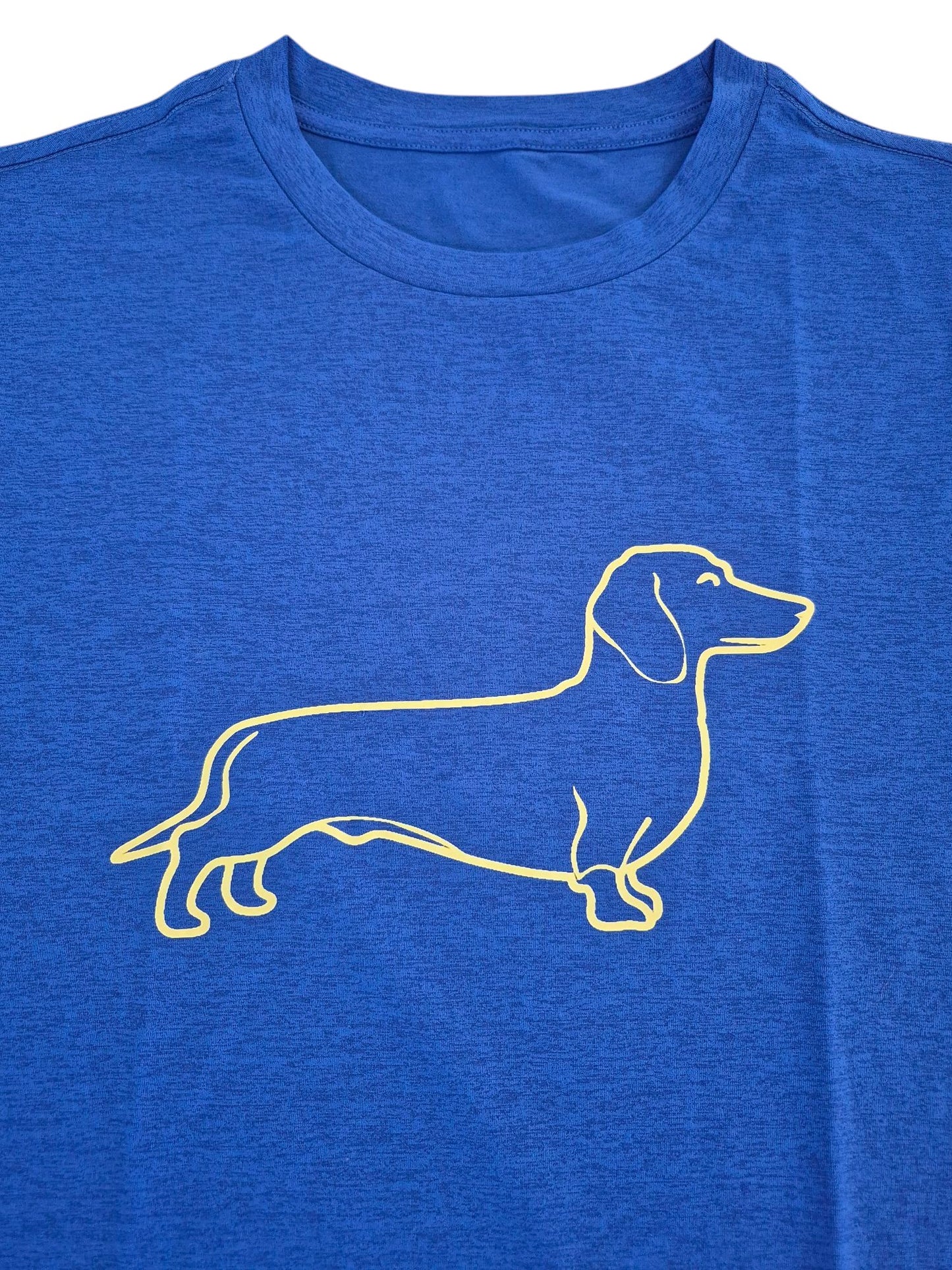 Heren t-shirt met teckel