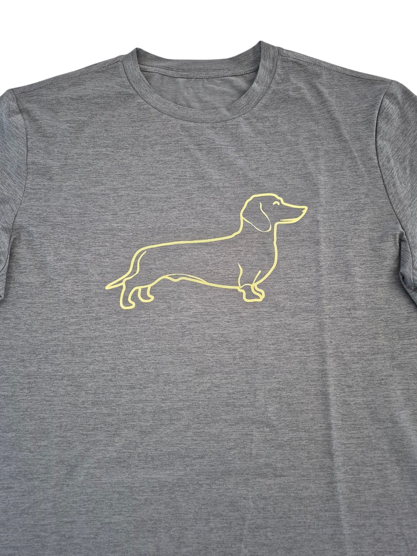 Heren t-shirt met teckel